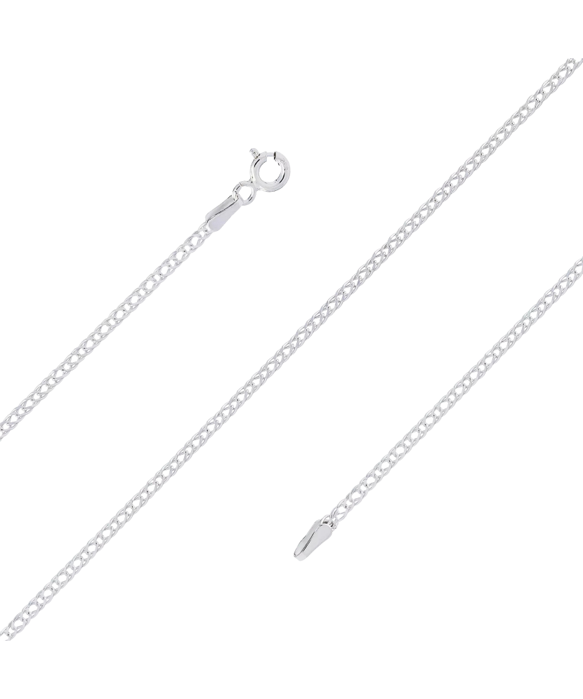 Sudraba ķēdīte "Rombo" 1.5mm - Goldinga