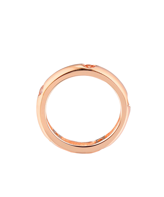 Apzeltīts sudraba gredzens ar cirkonijiem