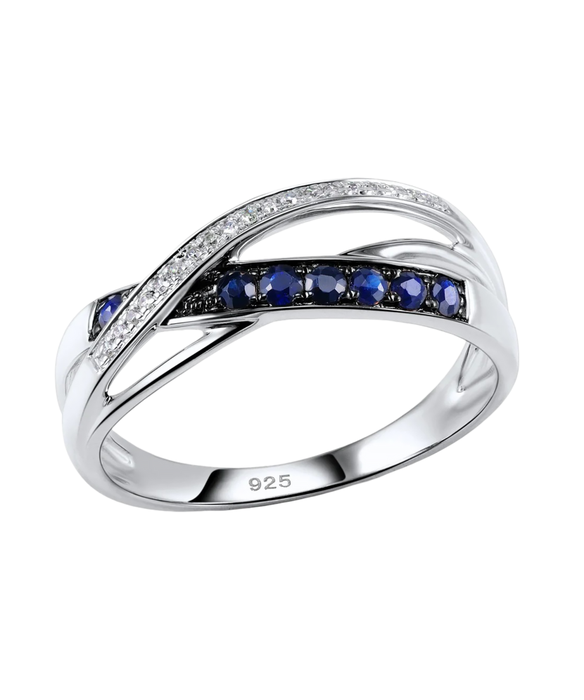 Sudraba gredzens ar cirkonijiem - Goldinga