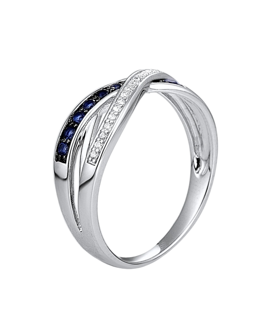 Sudraba gredzens ar cirkonijiem - Goldinga