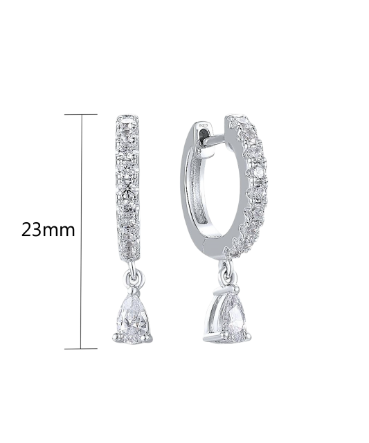 Sudraba auskari ar cirkonijiem - Goldinga