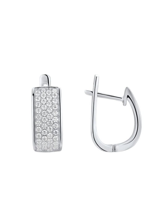 Sudraba auskari ar cirkonijiem - Goldinga