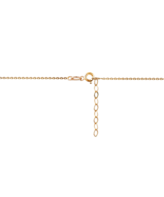 Zelta ķēdīte ar cirkonija piekariņu - Goldinga