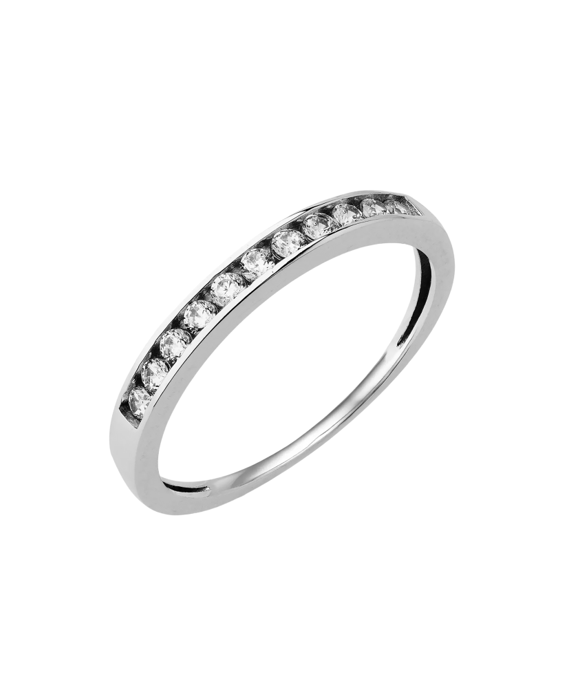 Zelta gredzens ar cirkonijiem "Sirsniņa"