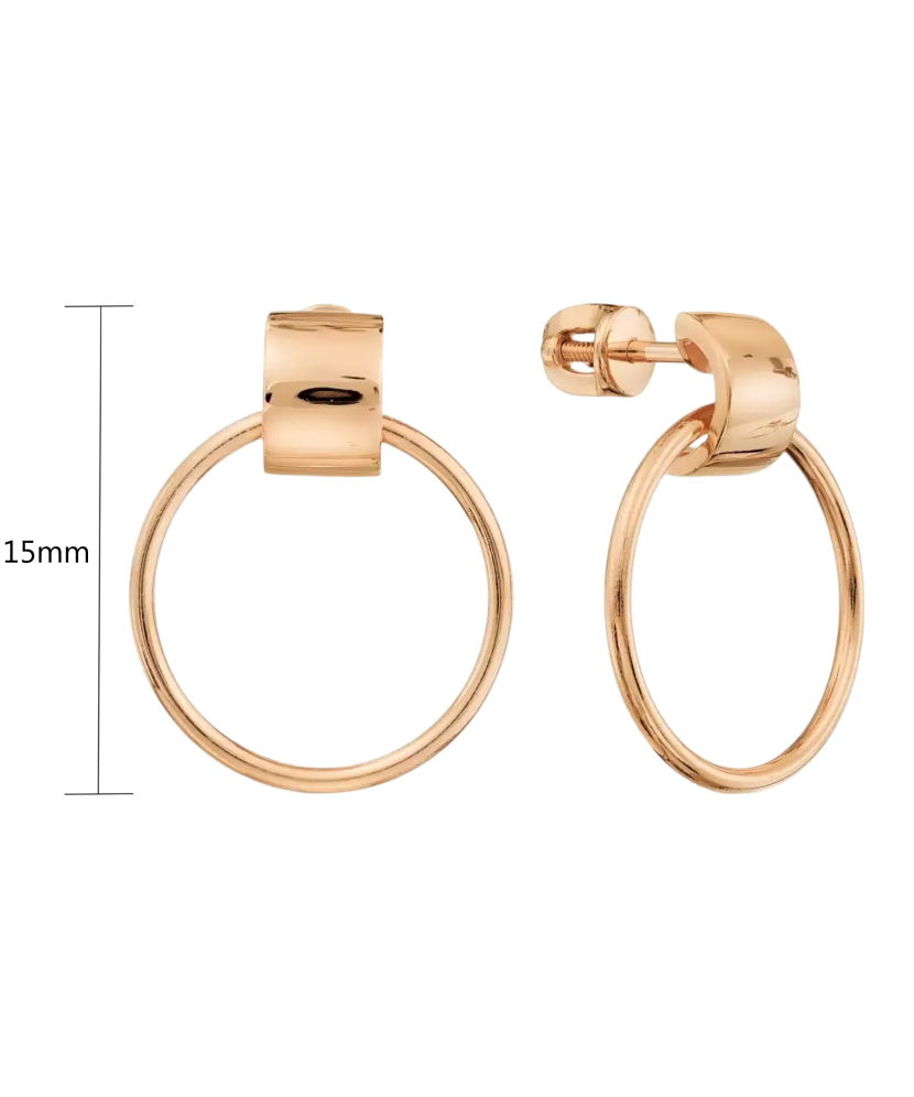 Золотые серьги