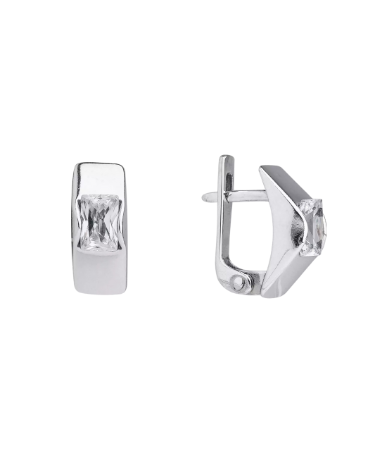 Sudraba auskari ar cirkoniju