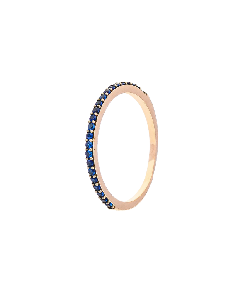 Золотое кольцо с цирконами