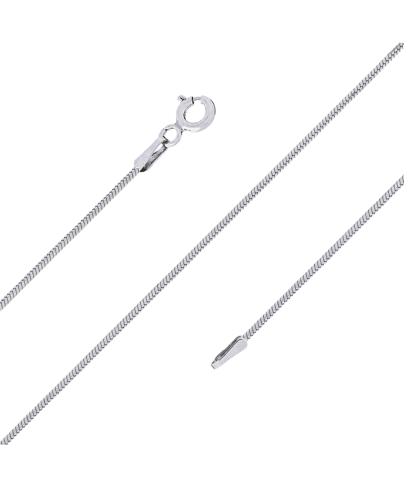 Sudraba ķēdīte "Snake" 1.4mm - Goldinga
