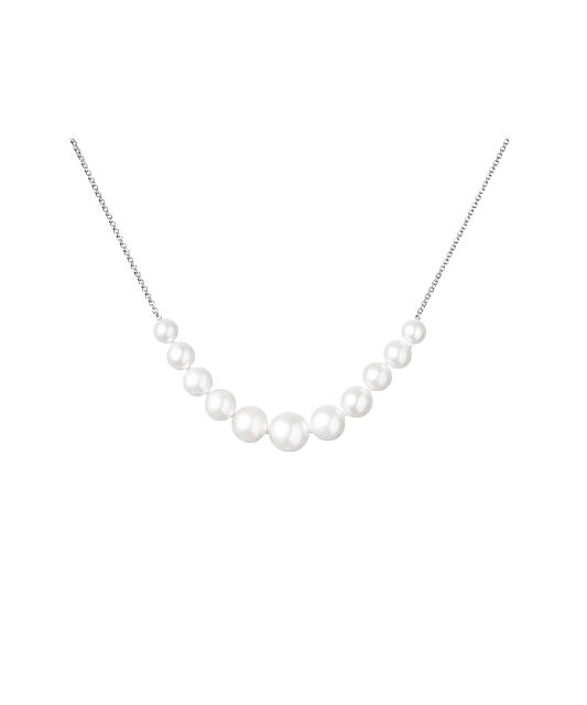 Sudraba ķēdīte ar pērlēm