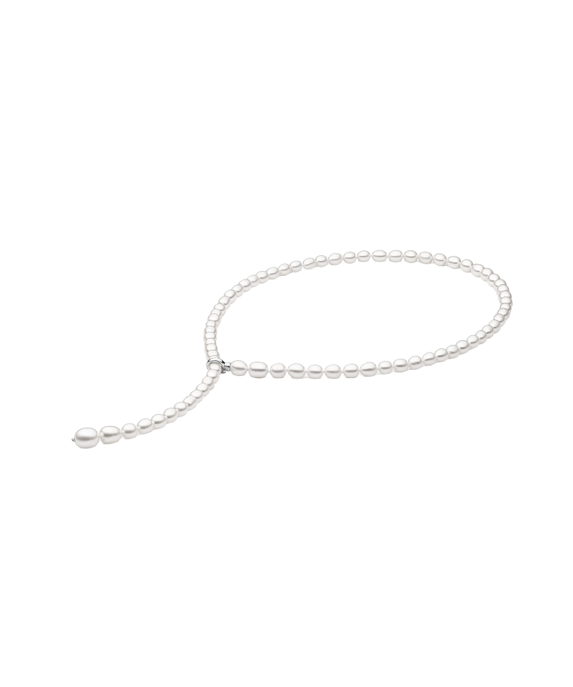 Pērļu Kaklarota Ar Sudrabu