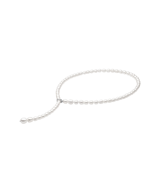 Pērļu Kaklarota Ar Sudrabu