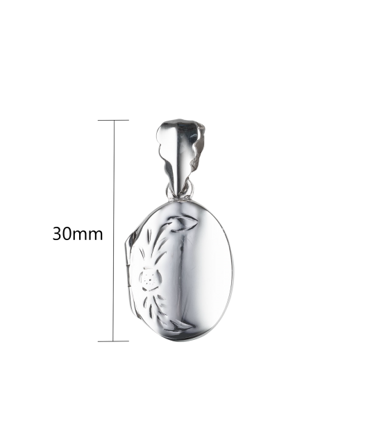 Sudraba piekariņš ar cirkonijiem "Medaljons" - Goldinga