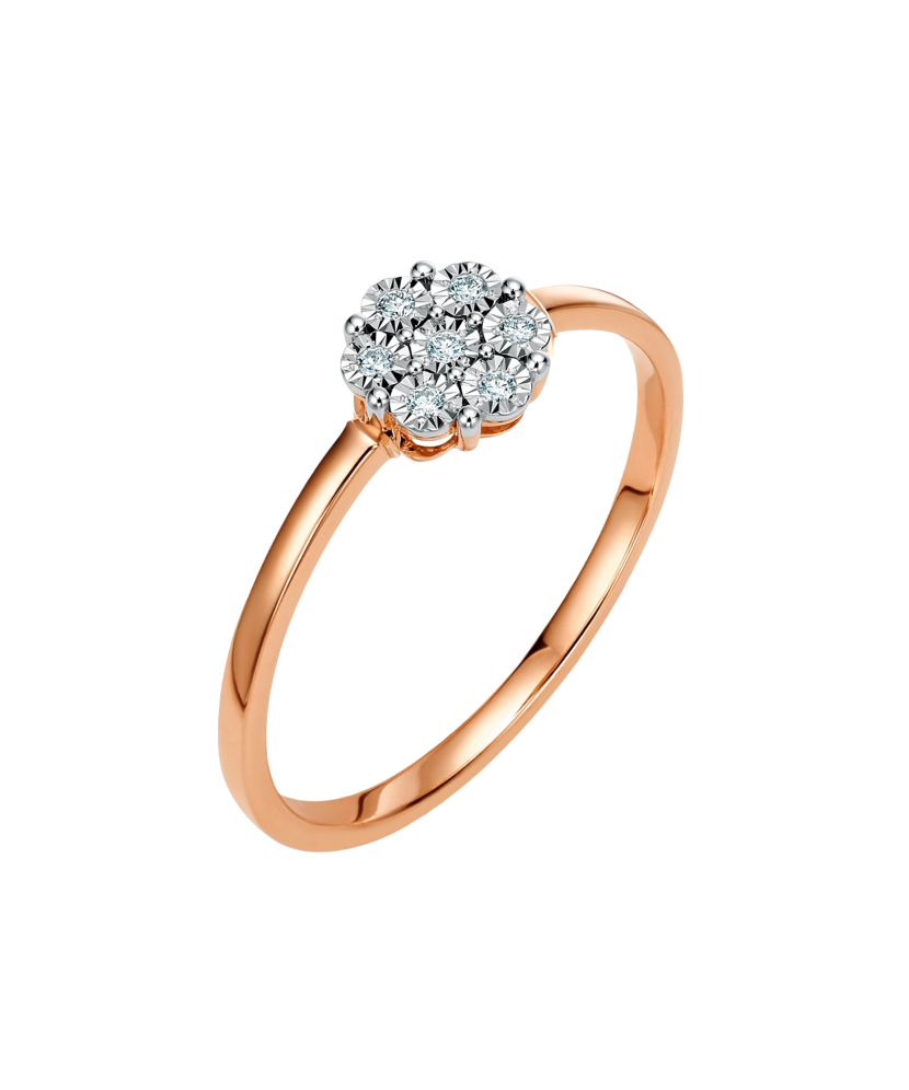 Золотое кольцо с бриллиантами