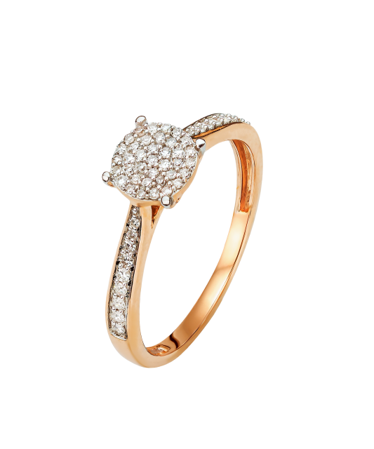 Zelta gredzens ar briljantiem