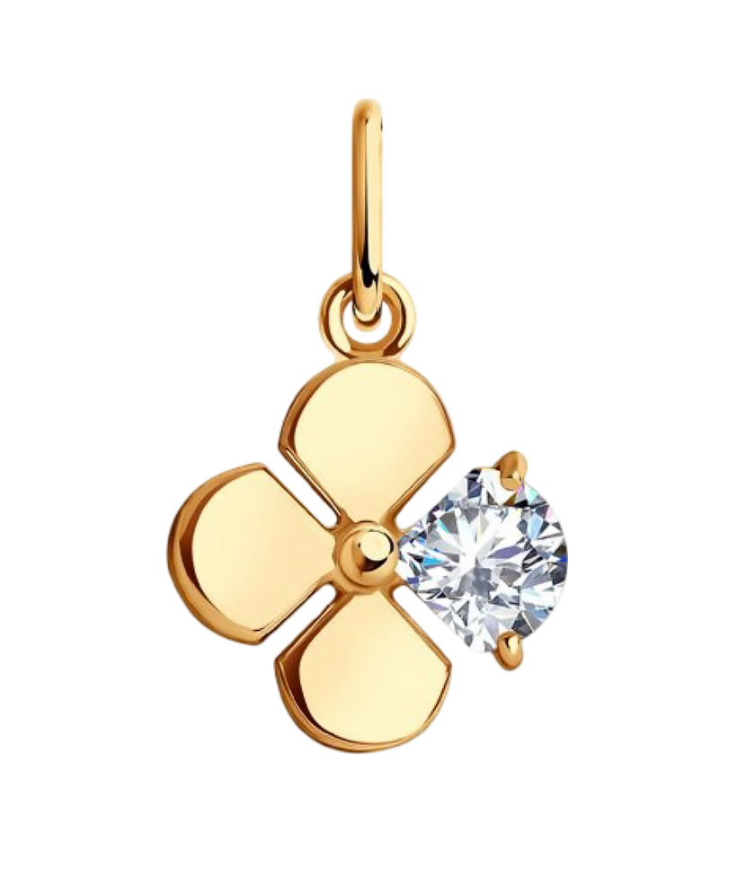 Zelta Piekariņš Ar Cirkoniju