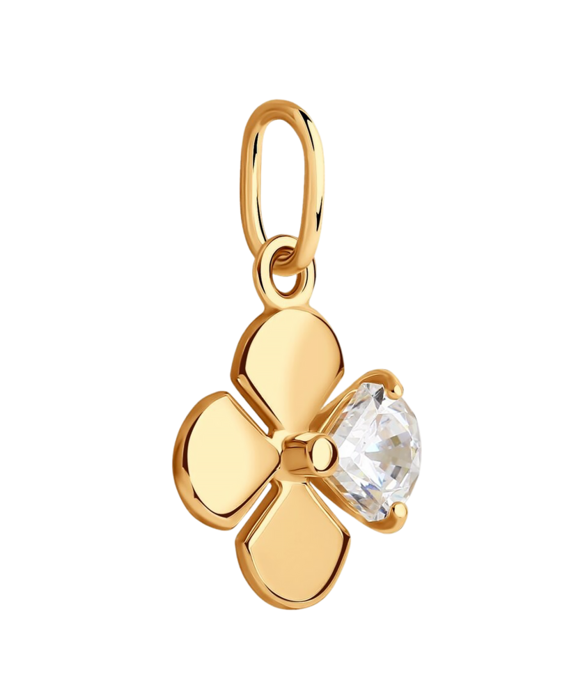 Zelta Piekariņš Ar Cirkoniju