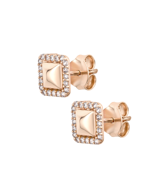 Zelta auskari ar cirkonijiem