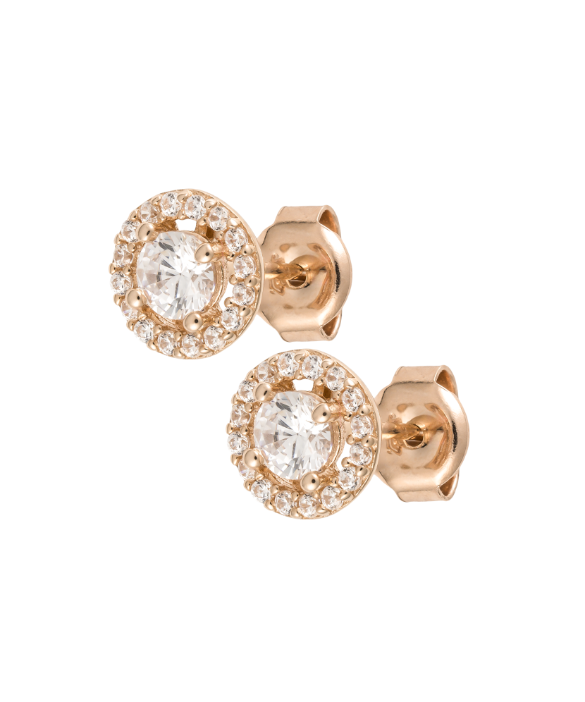 Zelta auskari ar cirkonijiem