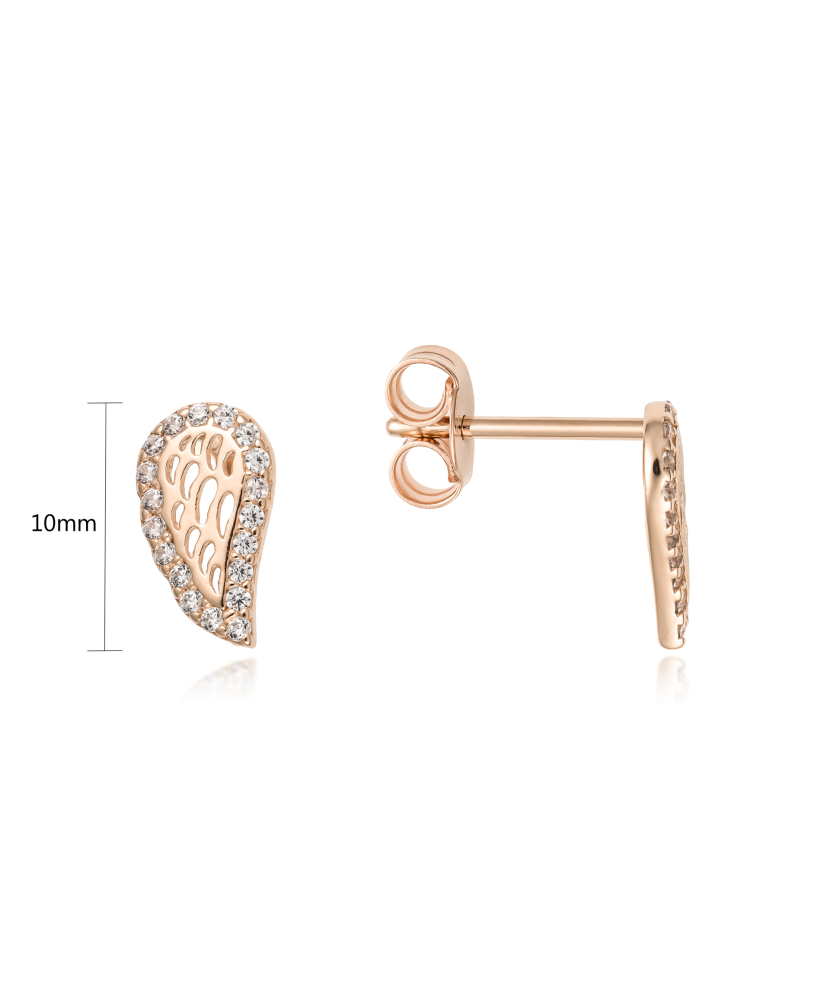 Zelta auskari ar cirkonijiem