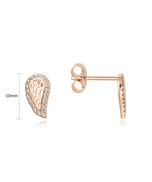 Zelta auskari ar cirkonijiem