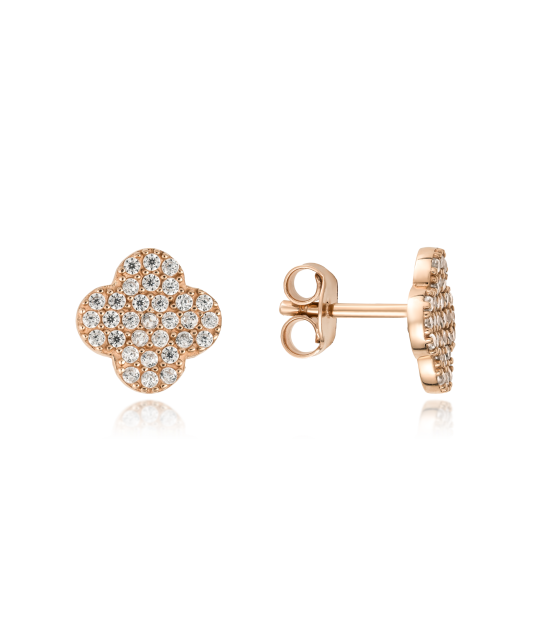 Zelta auskari ar cirkonijiem - Goldinga