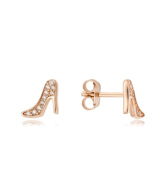 Zelta auskari ar cirkonijiem