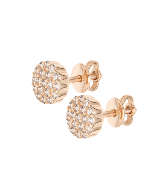 Zelta auskari ar cirkonijiem