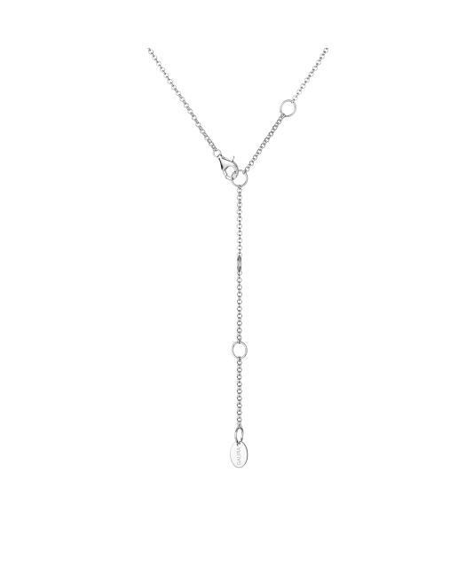 Серебряная цепочка с кораллом