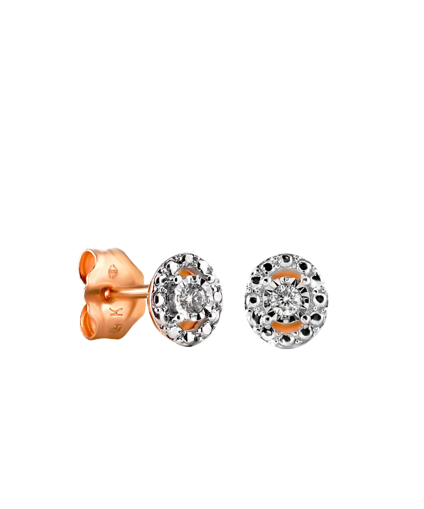 Zelta auskari ar briljantiem - Goldinga