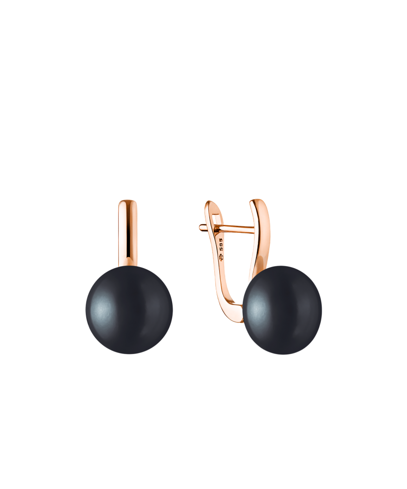 Zelta auskari ar pērlēm - Goldinga