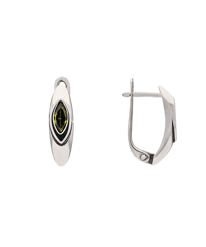 Sudraba auskari ar cirkoniju - Goldinga