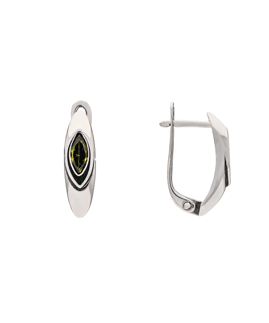 Sudraba auskari ar cirkoniju - Goldinga