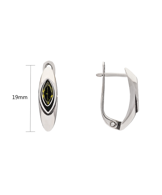 Sudraba auskari ar cirkoniju - Goldinga