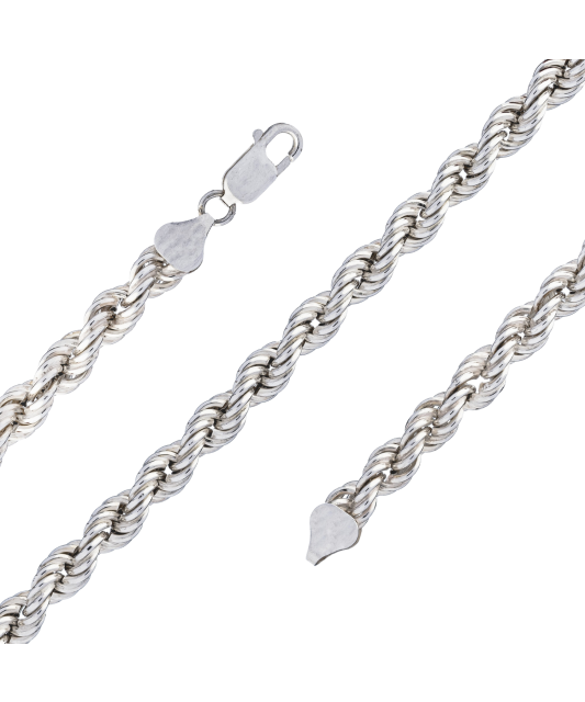 Sudraba ķēdīte 6.4mm - Goldinga