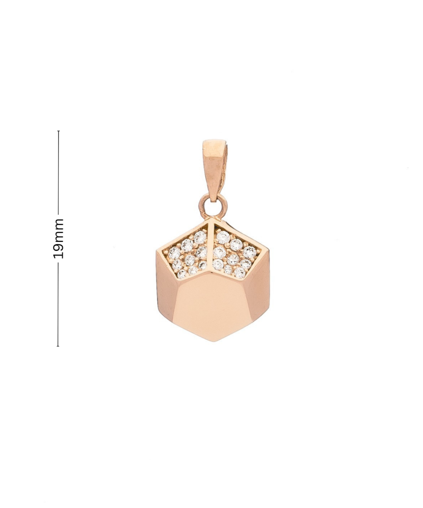 Auksinis pakabukas su cirkoniais  - Goldinga