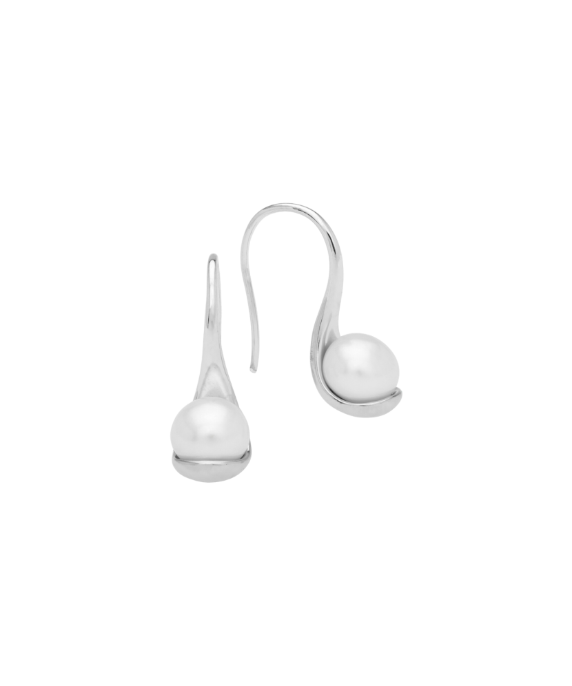 Sudraba auskari Ar Pērlēm - Goldinga