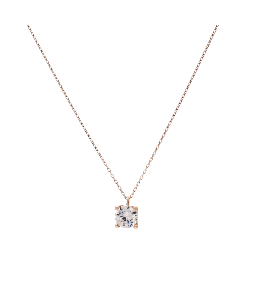 Zelta ķēdīte ar cirkonija piekariņu - Goldinga