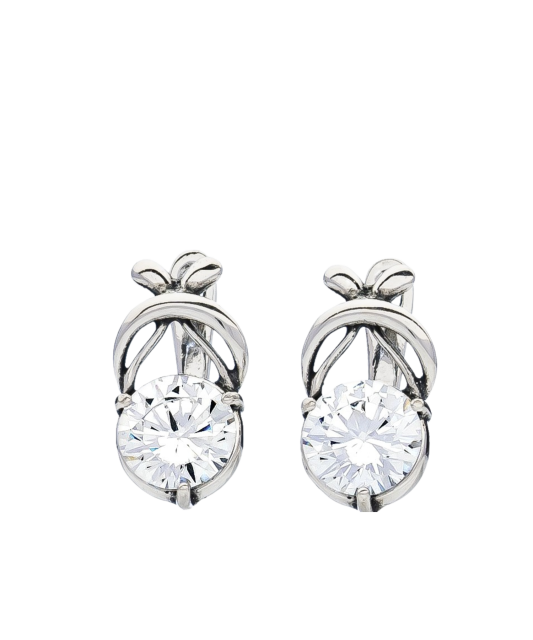 Sidabriniai auskarai su cirkoniu  - Goldinga