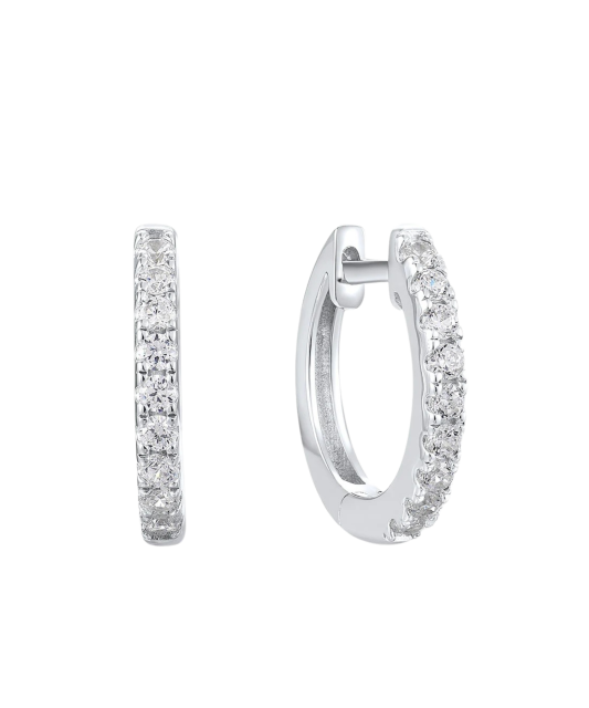 Sudraba auskari ar cirkoniem - Goldinga