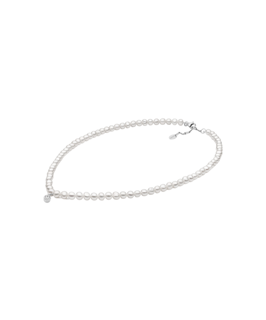 Колье из серебра с жемчугом