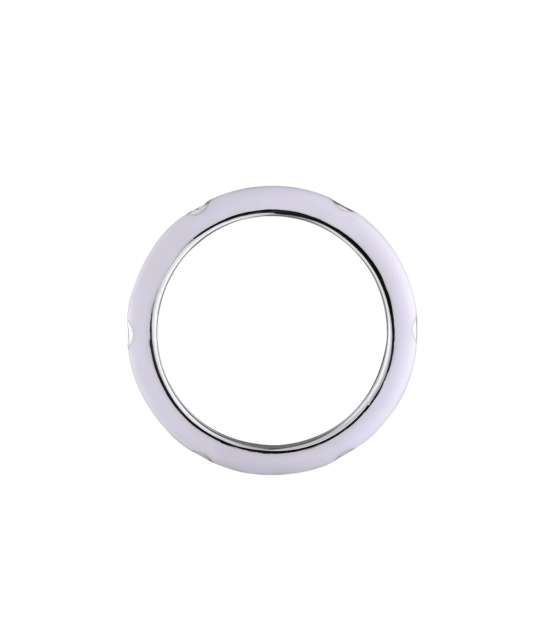 Sudraba gredzens ar emalju un cirkoniem