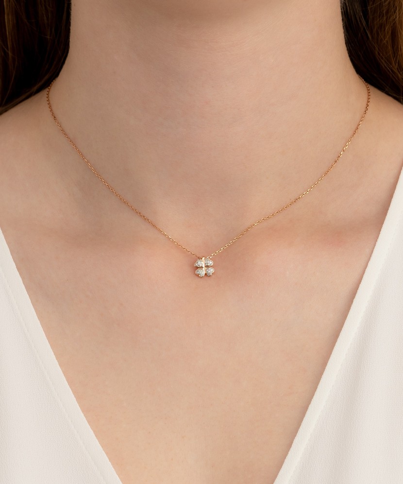 Dzeltena zelta kulons ar dimantiem un safīriem - Goldinga