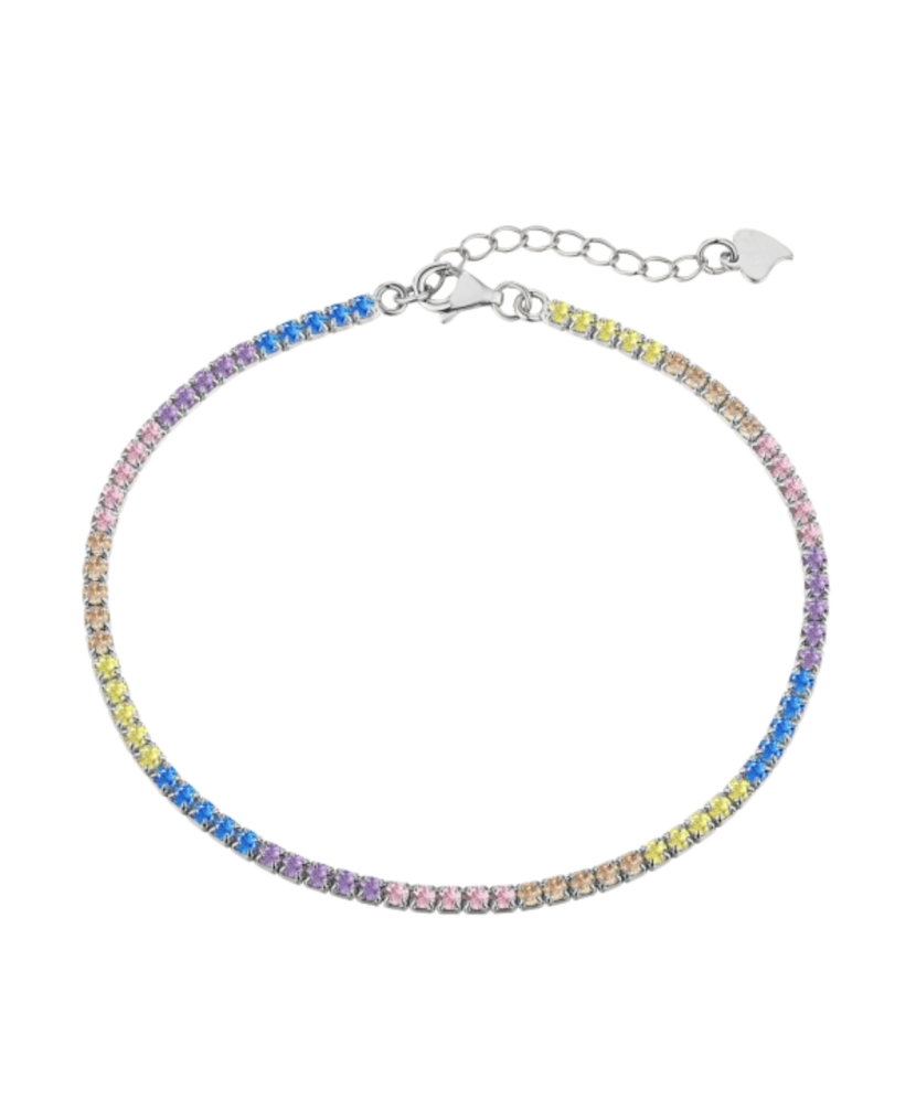 Sudraba rokassprādze ar cirkonijiem - Goldinga