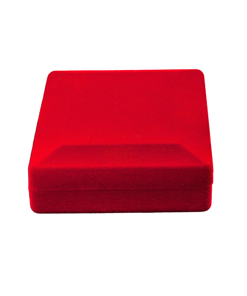 Коробочка прямоугольная красная