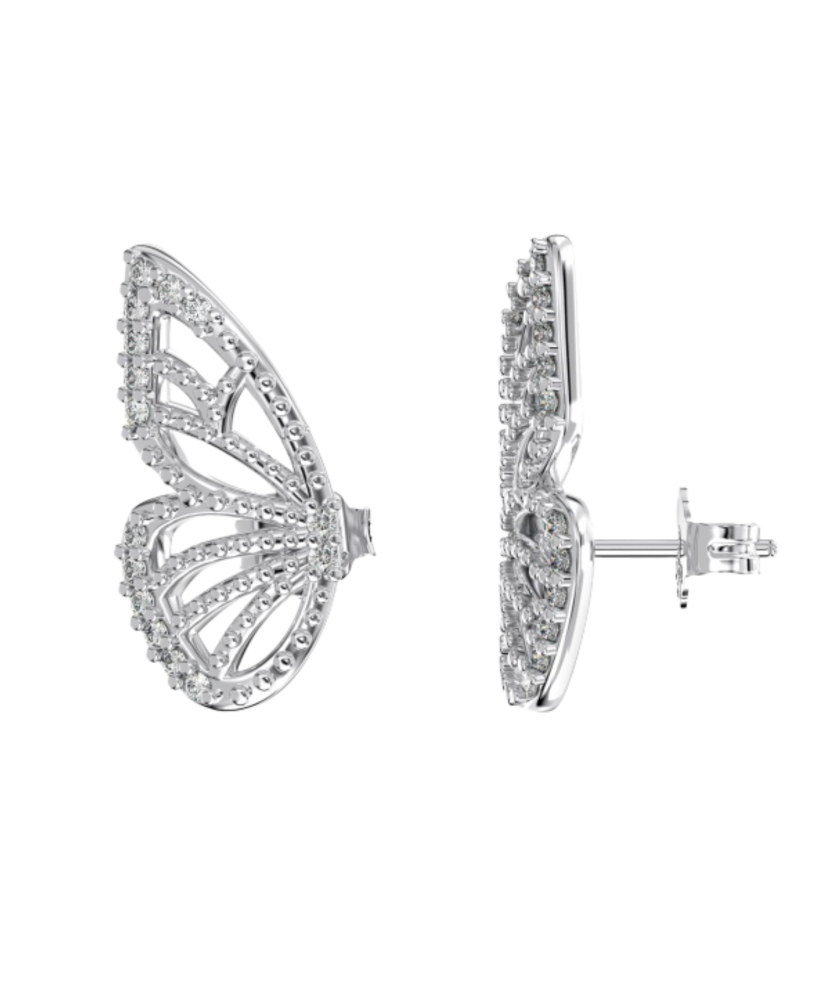 Sudraba auskari ar cirkonijiem