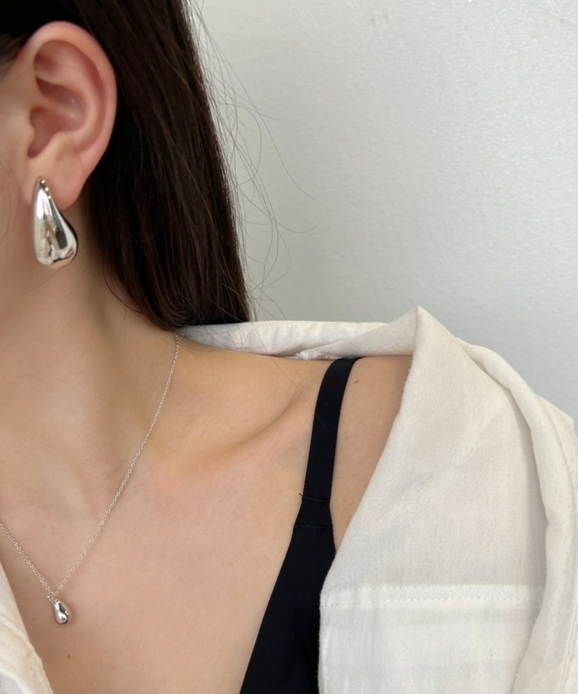 Sudraba auskari 30mm