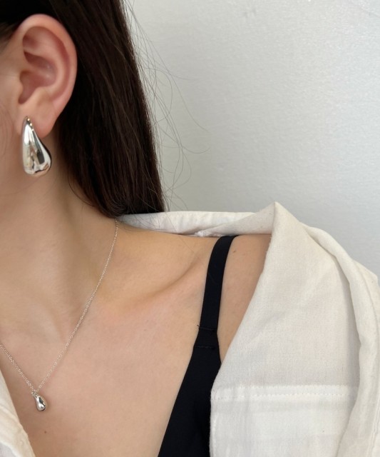 Серьги из серебра 30mm