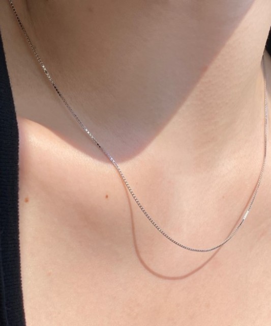 Sudraba ķēdīte "Box"