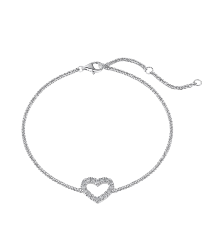 Sudraba rokassprādze ar cirkonijiem