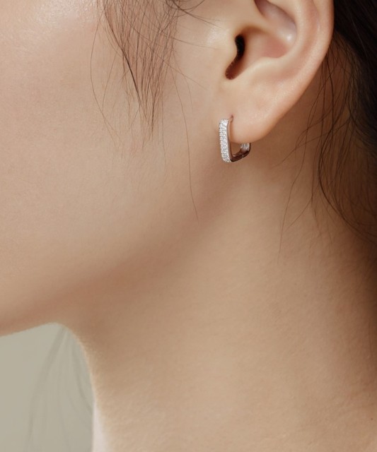 Sudraba auskari ar cirkonijiem